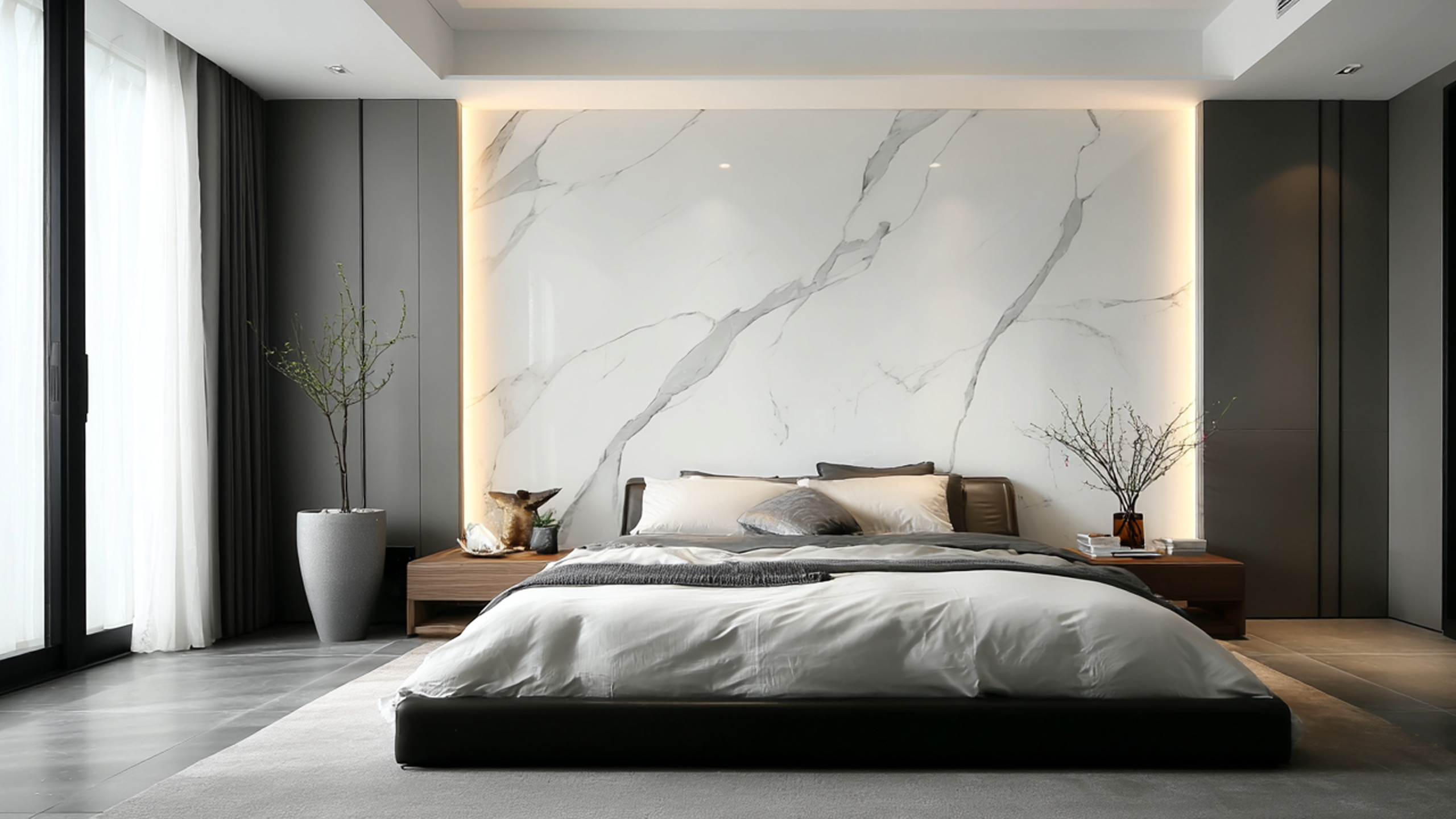 Marble Wall Cladding for bedroom