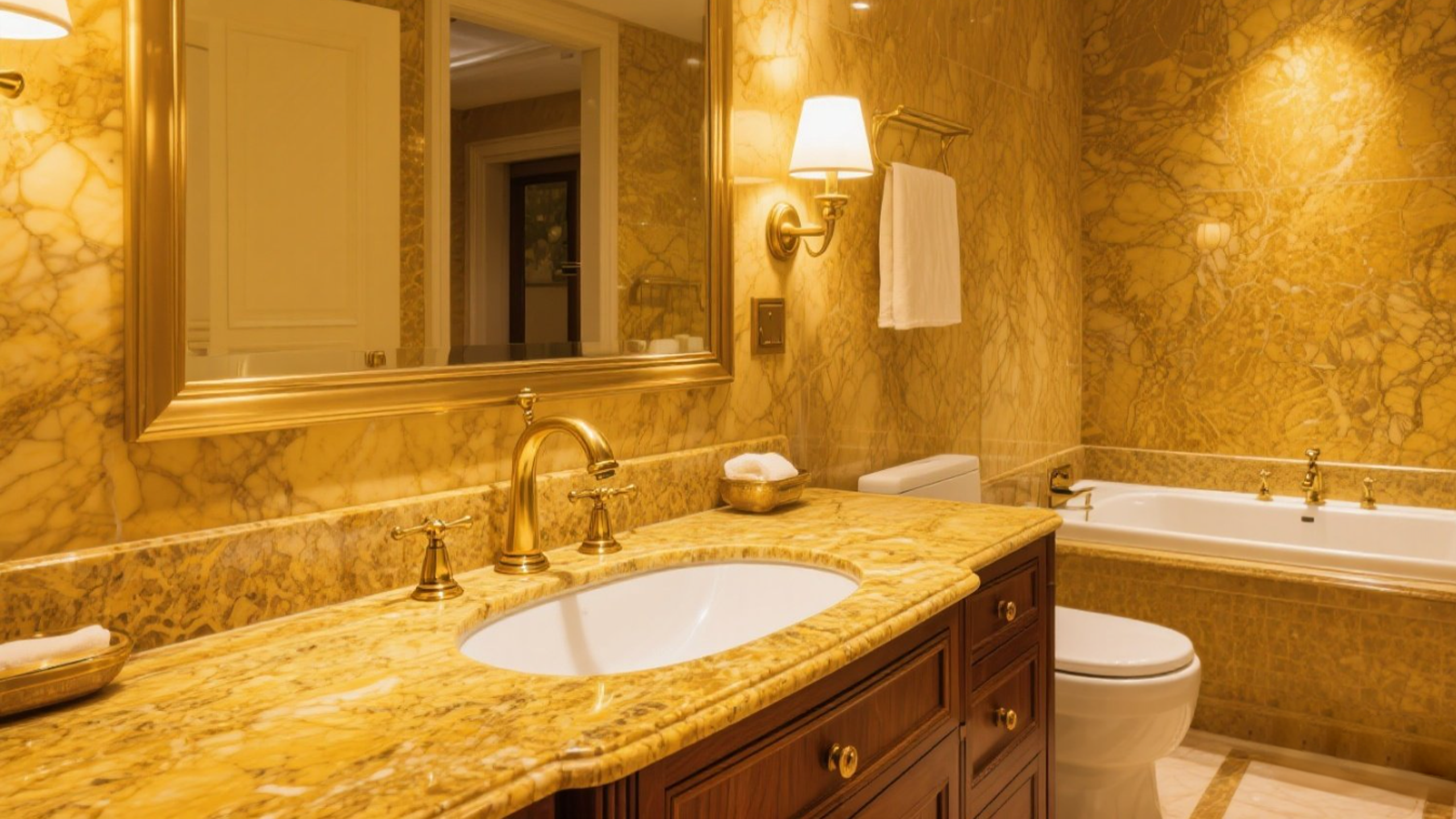 Custom granite sink top