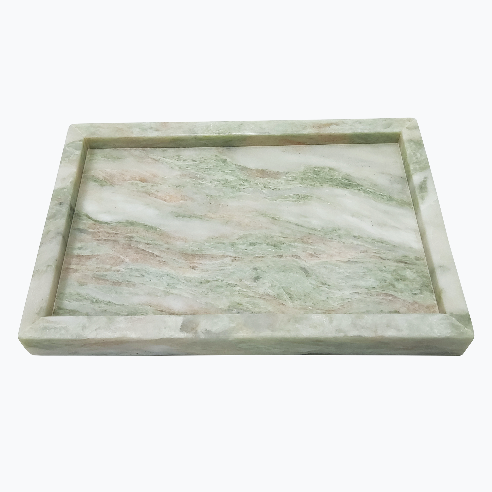 Carved marble platter